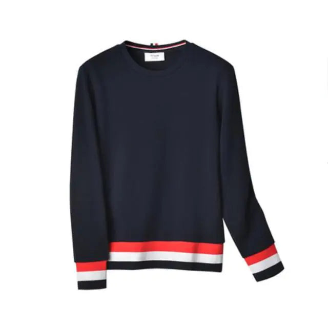 2023 TB Brand Striped Waffle Sweatshirts for All